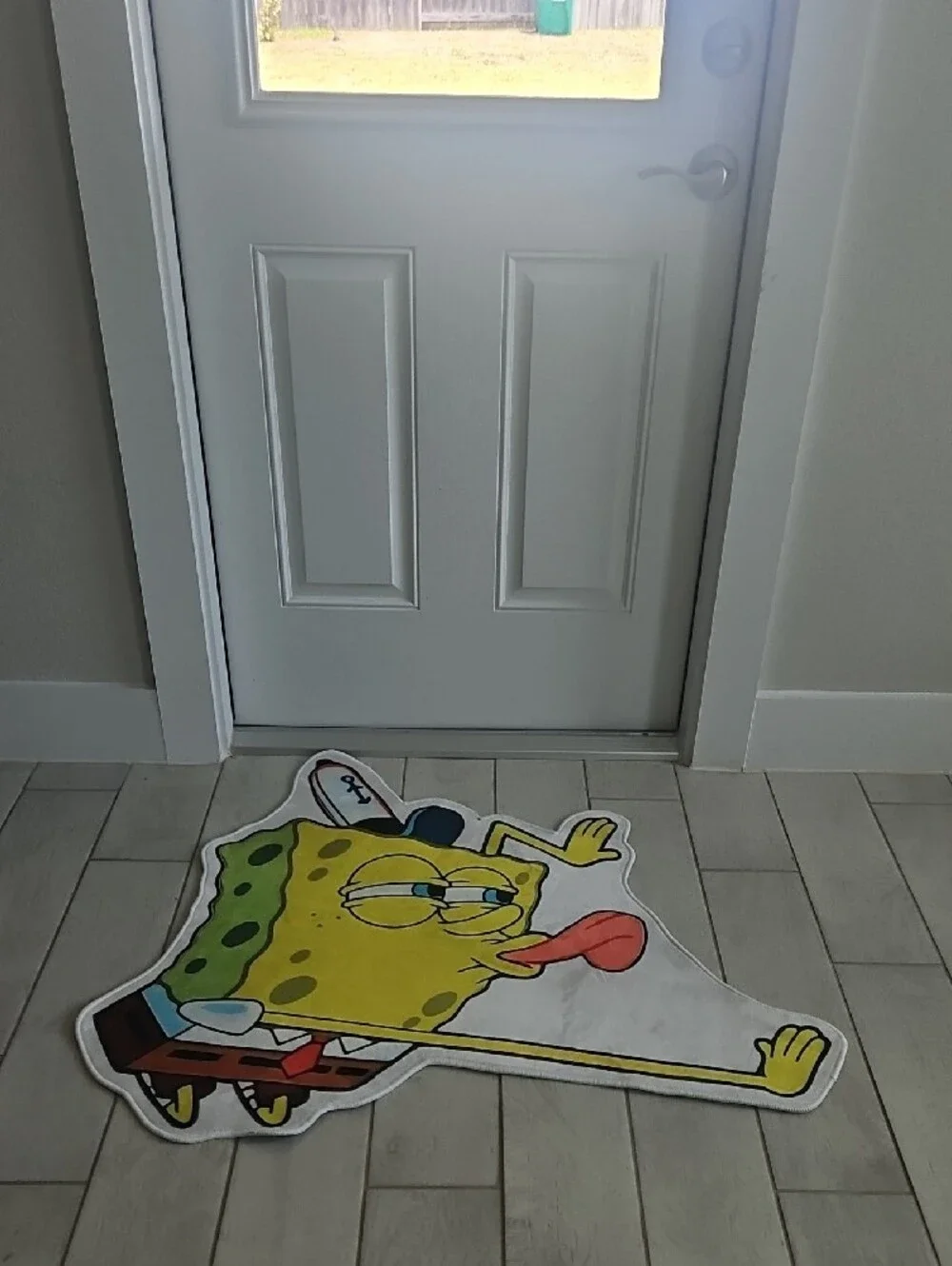 SpongeBob SquarePants Character Floor Mat - Yellow/Green/Pink